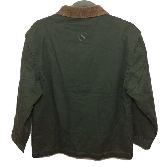 NEW JOHN RICH BROS WOOLRICH Womens Cotton Green - Picture 4 of 7